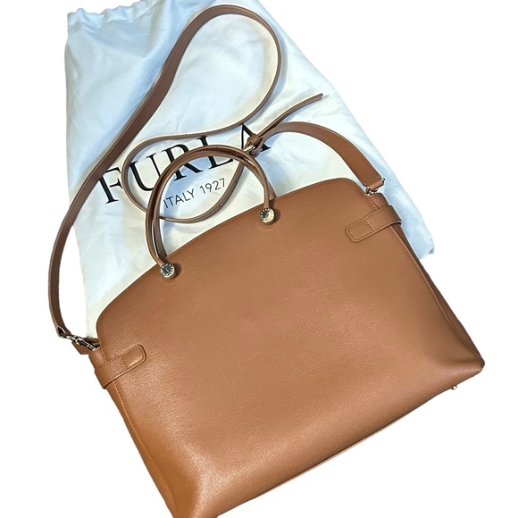 Furla Tan Leather Women's Bag - Picture 5 of 15